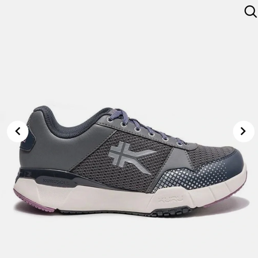 KURU Quantum 2 Athletic Shoes‎ - Pewter and Night Sky 6 wide